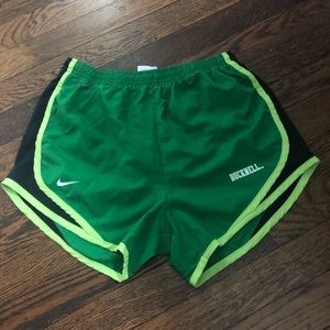 Bucknell Green Nike Running Shorts EUC
